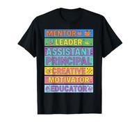 Directeur Adjoint, responsables de l'appréciation Motivationnelle T-Shirt Graphique avec Valeur
