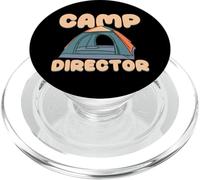 Directeur de Camp, Aventure en Plein air, Chef de la Nature, Amateur de Camping PopSockets PopGrip pour MagSafe