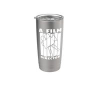 Directeur de film Icon Passionné de film Gobelet isotherme en acier inoxydable double paroi