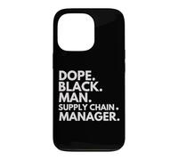 Directeur de la chaîne d'approvisionnement de Dope Black Man, African American Pride Coque pour iPhone 13 Pro