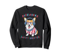 Directeur de la sécurité des Feux d'artifice drôle, Technicien de Chien, Expert USA Sweatshirt