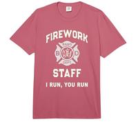 Directeur de la sécurité du Personnel de feu d'artifice Patriotique 4 Juillet Pyro Pro Comfort Colors Adult Heavyweight T-Shirt