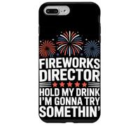 Directeur des Feux d'artifice Funny Hold My Drink, 4 Juillet Coque pour iPhone 7 Plus/8 Plus