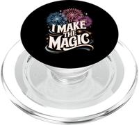 Directeur des Feux d'artifice I Make The Magic Fireworks PopSockets PopGrip pour MagSafe