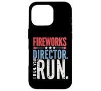 Directeur des feux d'artifice I Run You Run Funny, 4 juillet Coque pour iPhone 16 Pro