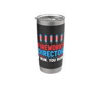 Directeur des feux d'artifice I Run You Run Gobelet isotherme en acier inoxydable double paroi