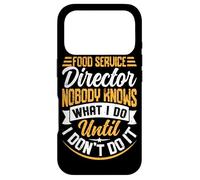 Directeur des Services Alimentaires Nobody Knows What I Do Until I Don't D Coque pour iPhone 17 Pro