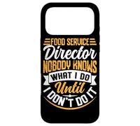 Directeur des Services Alimentaires Nobody Knows What I Do Until I Don't D Coque pour iPhone 17 Pro Max
