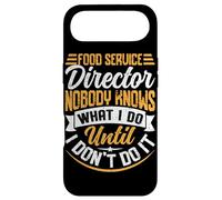 Directeur des Services Alimentaires Nobody Knows What I Do Until I Don't D Coque pour iPhone Air