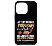 Directeur du programme après l'école Need Heroes After School Coque pour iPhone 13 Pro