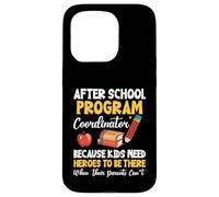 Directeur du programme après l'école Need Heroes After School Coque pour iPhone 15 Pro