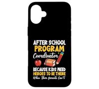 Directeur du programme après l'école Need Heroes After School Coque pour iPhone 16 Plus