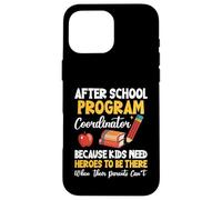 Directeur du programme après l'école Need Heroes After School Coque pour iPhone 16 Pro Max