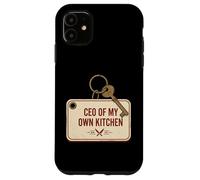 Directeur général de My Own Kitchen Home Cooking Chef Culinary Chef Manager Coque pour iPhone 11