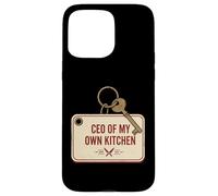 Directeur général de My Own Kitchen Home Cooking Chef Culinary Chef Manager Coque pour iPhone 15 Pro Max
