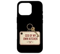 Directeur général de My Own Kitchen Home Cooking Chef Culinary Chef Manager Coque pour iPhone 16 Pro