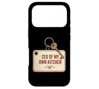 Directeur général de My Own Kitchen Home Cooking Chef Culinary Chef Manager Coque pour iPhone 17 Pro