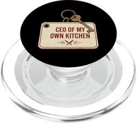 Directeur général de My Own Kitchen Home Cooking Chef Culinary Chef Manager PopSockets PopGrip pour MagSafe