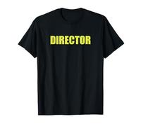 DIRECTEUR Jaune pour Film, Événements et Productions T-Shirt