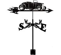 direction du vent, Girouette Cycliste Pélican Oiseau Silhouette Girouette Indicateur Affichage de Direction Girouette Ornement Indicateur de Vent en Acier Inoxydable for Jardin et Ferme, Cycliste