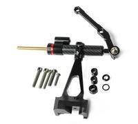 direction moto Stabilisateurs Compatible Avec Yamaha Pour Mt-09 Pour FZ-09 2013-2019 Kit De Support De Montage D'amortisseur De Stabilisation De Direction En Fibre De Carbone Pour Moto