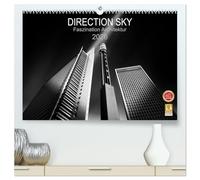 Direction Sky - Faszination Architektur 2026 (hochwertiger Premium Wandkalender 2026 DIN A2 quer), Kunstdruck in Hochglanz: Moderne Architektur in Schwarz-Weiß Fine-Art.