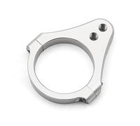 Direction Stabilisateur Amortisseur Direction Universel 31 33 35 36 37 39 40 43 48 50 51 52 53 54mm Moto Amortisseur De Direction Fourche Support Pince Support Scooter Électrique(Silver 54mm)