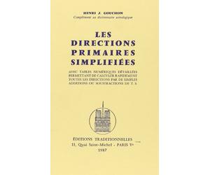 Directions primaires simplifiées (Les)- Textes et Tables