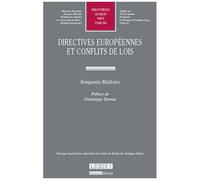 Directives Européennes Et Conflits De Lois