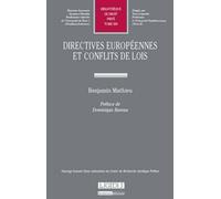 Directives Européennes Et Conflits De Lois