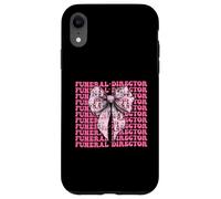 Directrice des funérailles Last Responder Mortuary Girl Coquette Bow Coque pour iPhone XR