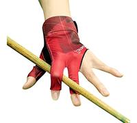 Dirfuny Billard Gants Billard 3 Doigts Gants Billard pour Adultes Hommes Femmes pour la Main Gauche