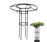 Dirfuny Obélisque de Jardin, Tuteur Plante Grimpante, Jardin Tuteurs de Plantes, Treillis Fleur Soutien de Arche de Jardin en Forme de Tour pour Plantes Grimpantes 90cm