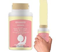 Dirfuny Petit pinceau à rouler - Peinture murale en latex - 100 g - Petit rouleau de peinture pour mur - Réparation murale - Brosse à rouler crème facile à appliquer