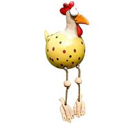Dirfuny Poulet - jardin - Statue en résine - Statue d'extérieur - Figurine animale - jardin - Poule