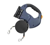 Dirige de Chien rétractable - Leash pivotant à 360 degrés, Cordon de Compagnie Double Portable | Corche de Marche pour Chiens résistant à l'usure, Place de Voyage de Nuit sans enchevêtre