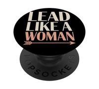 Diriger comme Une Femme Émancipation des Femmes Égalité des Femmes PopSockets PopGrip Adhésif