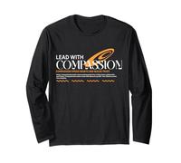 Dirigez avec Compassion - Typographie Urbaine et Streetwear Manche Longue