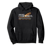 Dirigez avec Compassion - Typographie Urbaine et Streetwear Sweat à Capuche