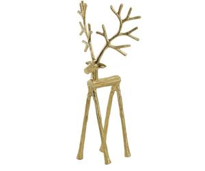 Dirk Davids Leuchten GmbH Deko Ornament Hirsch Antik Gold