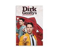 Dirk Gently's Holistic Detective Agency Affiche vintage sur toile pour décoration de maison, chambre à coucher, salon 30 x 45 cm
