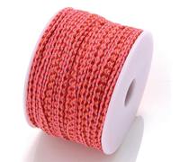 DIRKES Corde tissée en Coton tressé à Quatre brins, 2mm, 10M, Trois Couleurs, Ligne de Bijoux torsadée, Bricolage, Corde à Main, lanière de Collier, Cordon de Suspension