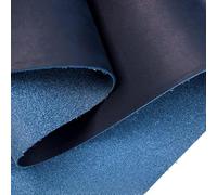 DIRKES Cuir de Peau de Vache Naturelle Orange foncé 2mm Cuir de Cheval Fou Couleur Cuir véritable pour Bricolage Cuir Artisanat pour Ceinture Portefeuille Sac