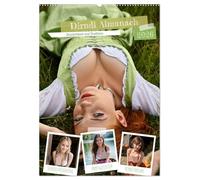 Dirndl Almanach (Wandkalender 2026 DIN A2 hoch), CALVENDO Monatskalender: Österreichische Tradition trifft auf pure Sinnlichkeit