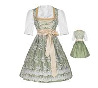 Dirndl Dirndl Dirndl Costume de costume culturel élégant robe dirndl | Robe allemande Up Dirndl Tablier pour fille, costume polyvalent pour diverses occasions, fêtes à thème