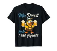 Dirndl Nicht gefunden Drôle Oktoberfest Canard in Tracht T-Shirt