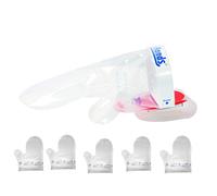 DIRODAL S.R.L. CLEAN HANDS KIT MULTIUSE SIMPLE - HYGIÈNE MAINS ALIMENTS GANT MAGNÉTIQUE BANCON (Transparent)