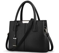 DIRRONA Mode Femme Sac à Main Sac D'épaule Voyage Sac Bandoulière élégant Sac Cabas Femmes Étanche Sac à Main PU Cuir Décontractée Bandoulière Noir