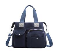 DIRRONA Mode Femmes Sac à Main Voyage Sac Messenger Grande Sacs à Bandoulière Imperméable Femme Du Quotidien Décontracté Sac Bandoulière L'école Nylon Sacs à Main Bleu