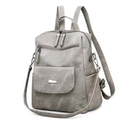 DIRRONA Sac à Dos Femme Décontractée Sacs à Bandoulière Grande Capacité Sac à Dos Plusieurs Poches Antivol Imperméable Scolaire Voyage Travail Décontracté Backpack Gris